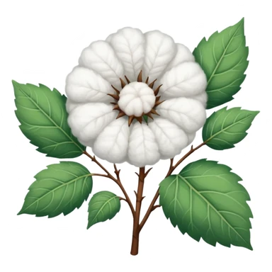A cotton plant sticker