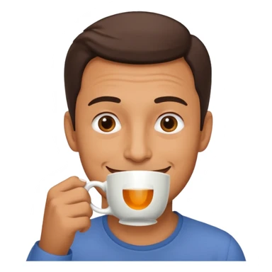 Çay içen Baba  sticker