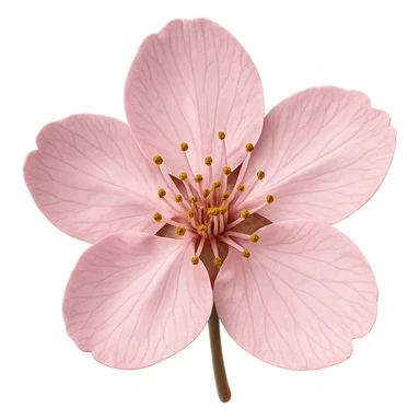 pink cherry blossom sticker