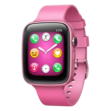 pink smart watch sticker