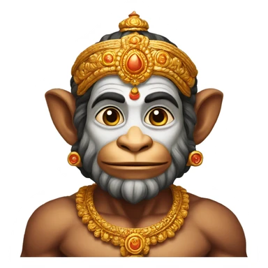 Hanuman gada sticker