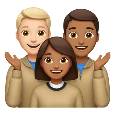 Kpop group Enhypen members, all of 7. All of them happy and smiling sticker