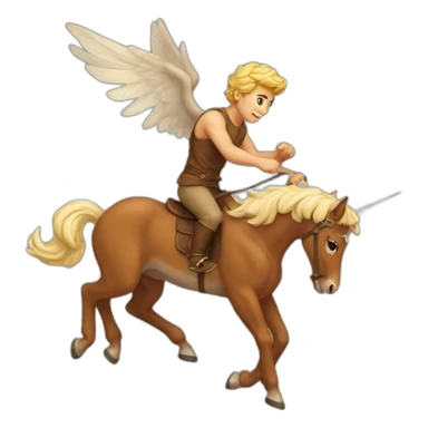 flying centaur sticker