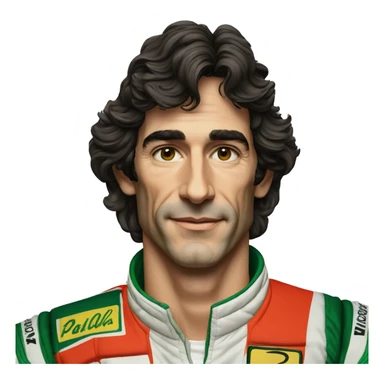 ayrton senna sticker