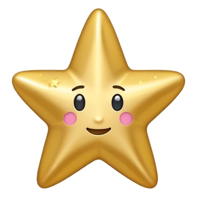 Make me an star emoji with a swirl in it sticker