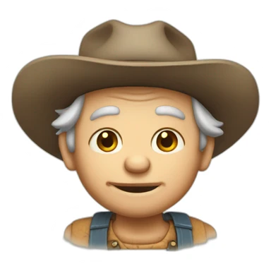 cute old hillbilly sticker