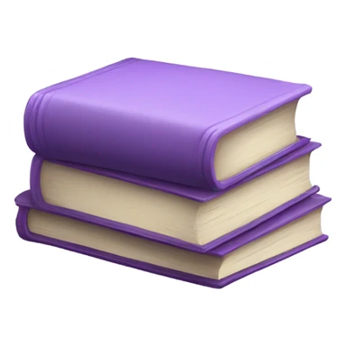 cozy book light purple sticker