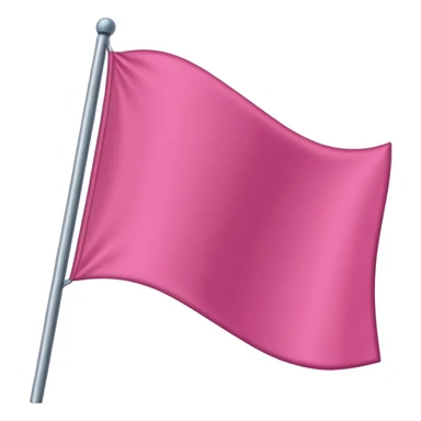Pink flag emoji sticker