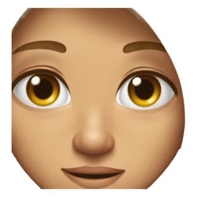 i need a left eye closed emoji which should not look like any human or any animal the face of it should be slightly turned to the left as if it is shying away. It shouldn't have any background sticker