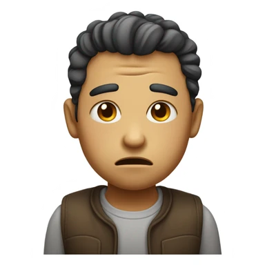 Dumb little angry face that’s cute still sticker