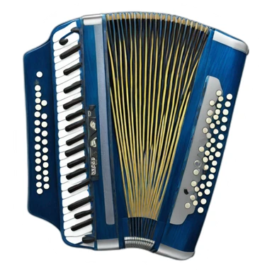 Erlandskian Blue Terminian bayan Accordion Instrument sticker