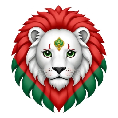 The persian flag with the lion that was there before the revolution sticker