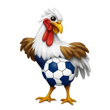 U.S.A. soccer player chicken sticker