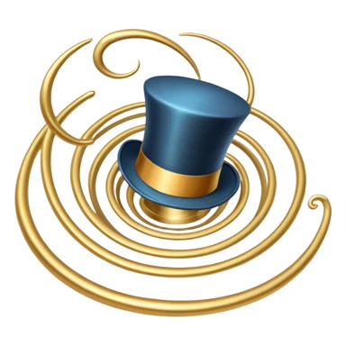 🎩🕳️ Top Hat Portal – A magician’s trick gone interdimensional. sticker