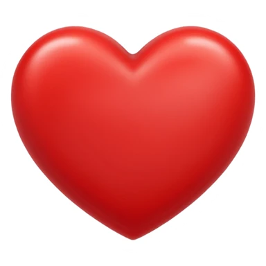 A red heart with AK in the middle  sticker