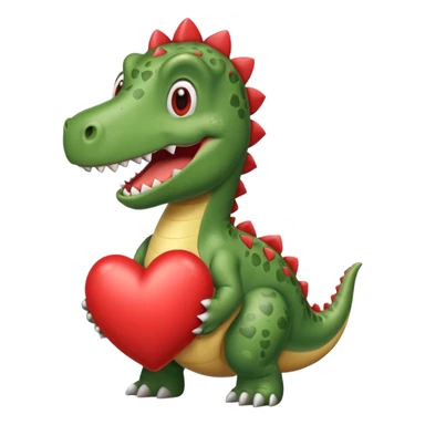 create a valentine torosaur sticker