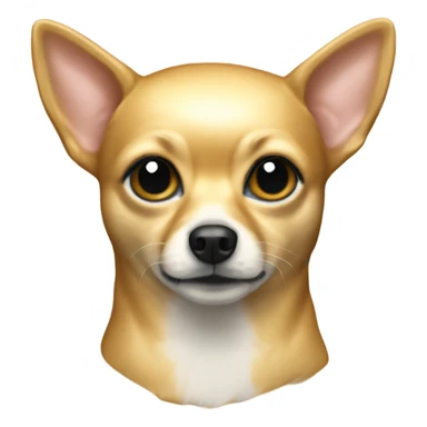 Gold chihuhua sticker