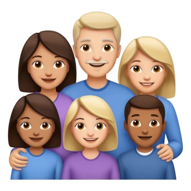 Family black sticker