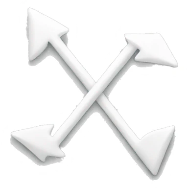 white handwritten arrows sticker