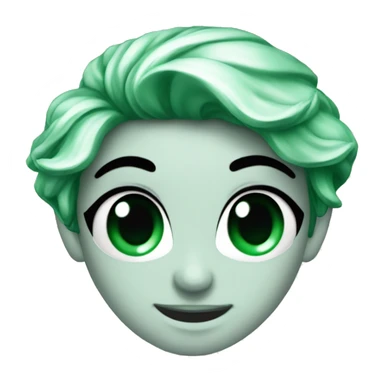 Diamante verde esmeralda  sticker