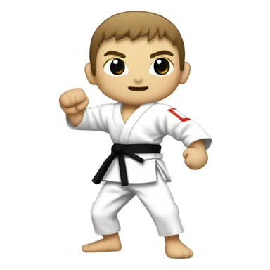 Logo of kyokushin karate  sticker