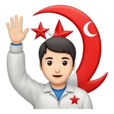Kuzey kıbrıs bayrağı sticker