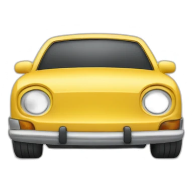 Homme a coter d’une voiture sticker