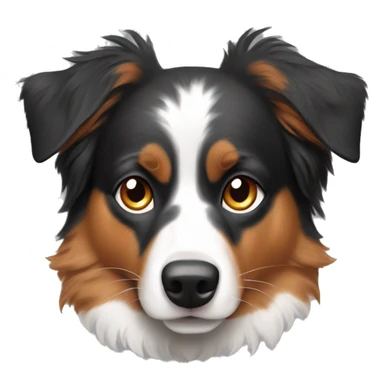 Australian Shepherd wearing a Cincinnati Bengals Jersey  sticker