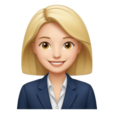 business woman relaxed sticker