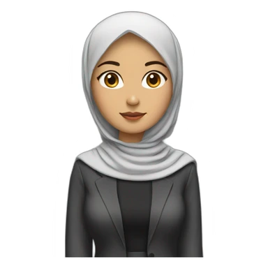 hijabi-asian-girl-lawyer sticker