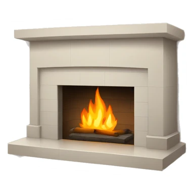 big fireplace sticker