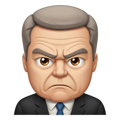 angry boss sticker