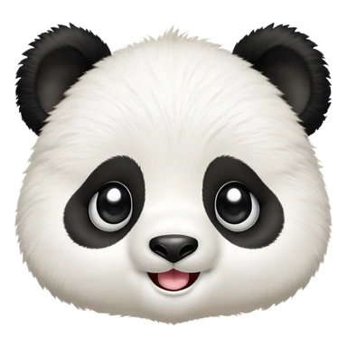 Cinematic Comical Baby Panda Portrait Emoji, Head tilted dramatically with an exaggeratedly amused expression, featuring a quirky, fluffy black and white Fur with wide, expressive eyes filled with playful disbelief, Simplified yet hilariously expressive features, highly detailed, glowing with a slightly sassy glow, high shine, dramatic yet playful, stylized with an air of cheeky mischief, bright and endearing, soft glowing outline, capturing the essence of a spirited and over-the-top baby panda, so meme-worthy it feels like it could roll its eyes into internet fame instantly! sticker