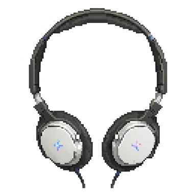 полноразмерные наушники Sony белые, no background sticker