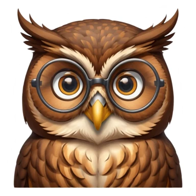 buho erudito  sticker