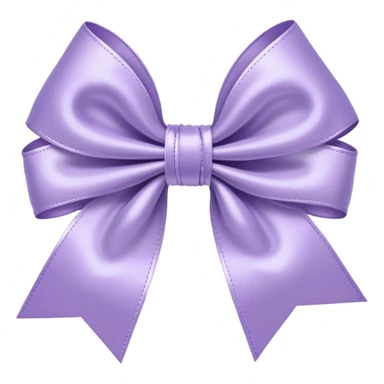 Pastel purple bow  sticker