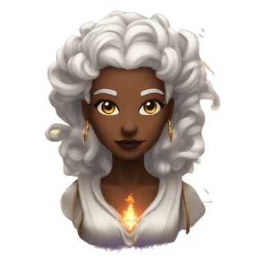 "Technomancy is the use of magic or mystical powers to control and manipulate technology” + "It's kind of like cyberpunk magic or how in some games, characters hack into systems using magic." 🖥️⚡🧙‍♂️ Make a ancient vampire technomancy goddess sticker