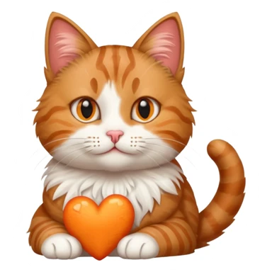 A cat with 3 hearts, so a combi of the 😽 and 🥰 sticker