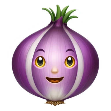 purple onion sticker