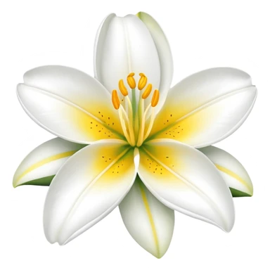 Lilly flower sticker