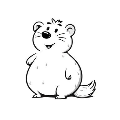 cute quokka sticker