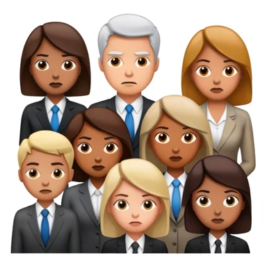 team of lazy people in office sticker