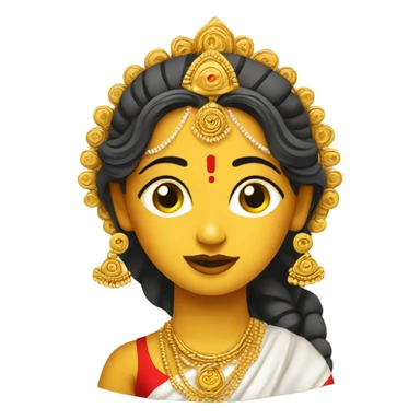 Bengali Maa Durga sticker