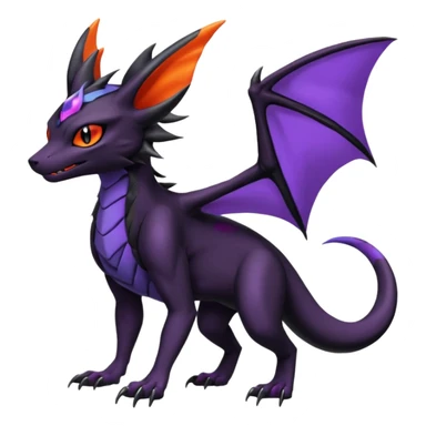 Umbreon-Salandit-Nargacuga-Noivern-fusion (Full body) sticker