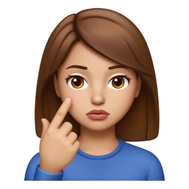 sigma emoji ชู1 นิ้ว ทำปากจู๋ sticker