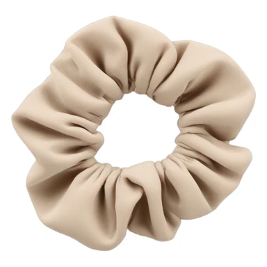 Beige scrunchie  sticker