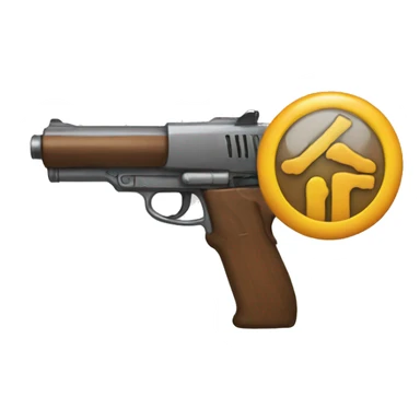 fake pew pew  sticker