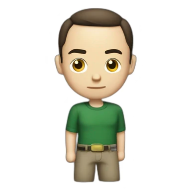 Sheldon Cooper déguisé flash sticker