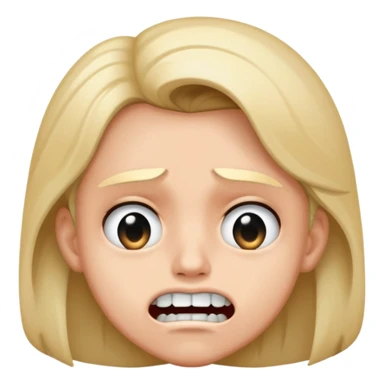 Super idol with a worried face but the upper teeth is sticking out and the background is pitch black and super idol is a staticky type of image sticker