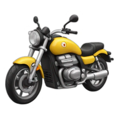 Moto volante sticker